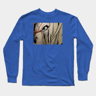 pop eyes working Long Sleeve T-Shirt